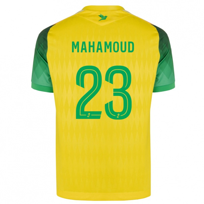 Danxen Kinderen Adel Mahamoud #23 Geel Groen Rood Thuisshirt Thuistenue 2026/27 T-Shirt België