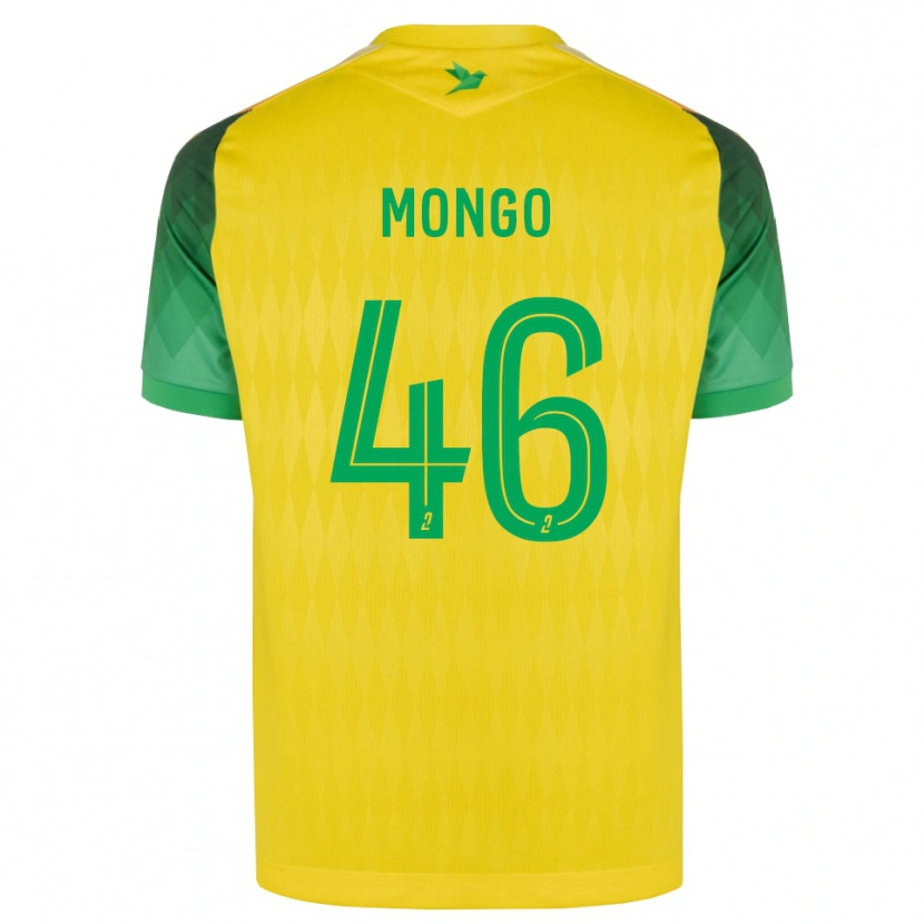 Danxen Kinderen Enzo Mongo #46 Geel Groen Rood Thuisshirt Thuistenue 2026/27 T-Shirt België