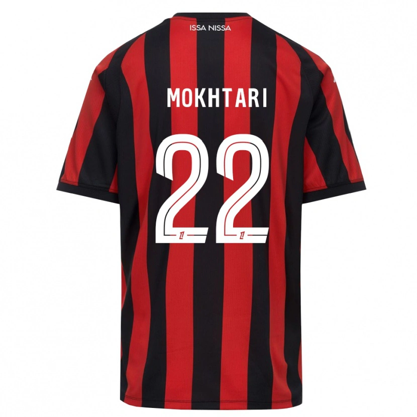 Danxen Kinderen Jade Mokhtari #22 Rood Zwart Wit Thuisshirt Thuistenue 2026/27 T-Shirt België