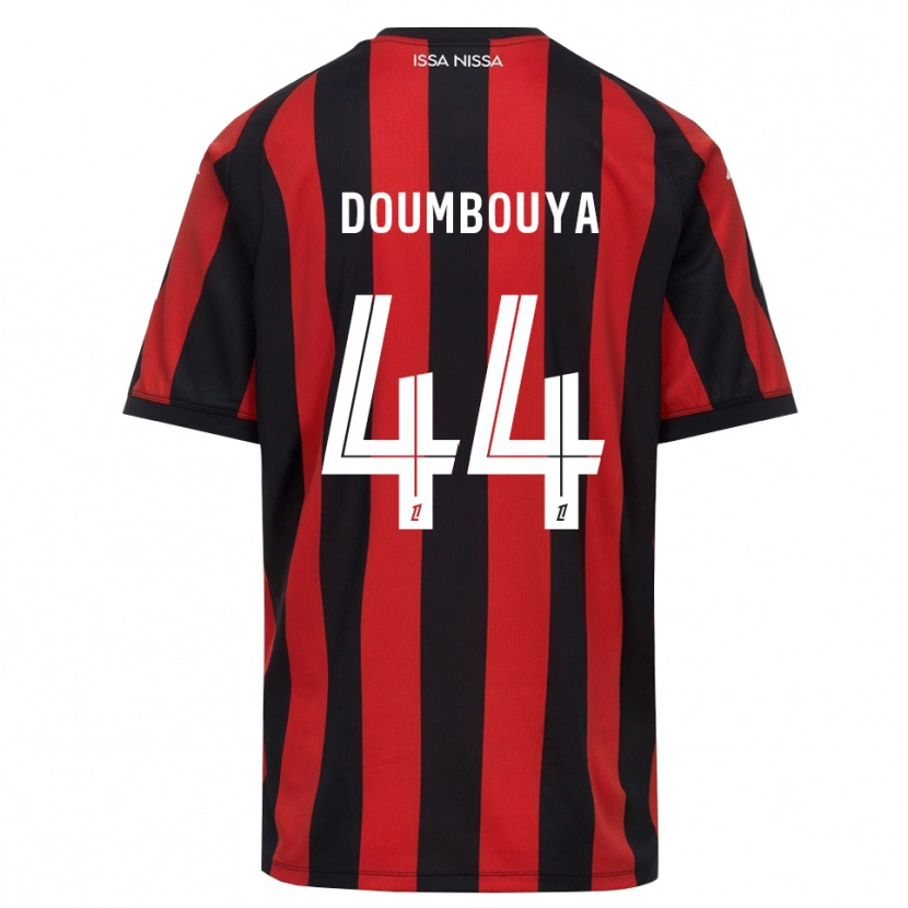 Danxen Kinderen Amidou Doumbouya #44 Rood Zwart Wit Thuisshirt Thuistenue 2026/27 T-Shirt België