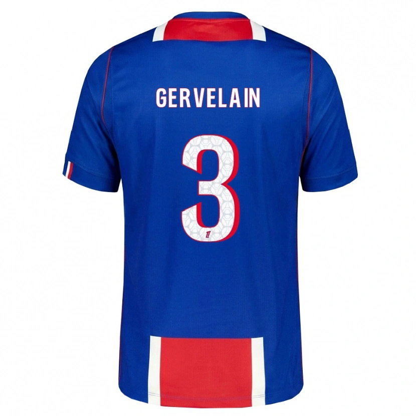 Danxen Kinderen Jordan Gervelain #3 Rood Wit Blauw Thuisshirt Thuistenue 2026/27 T-Shirt België