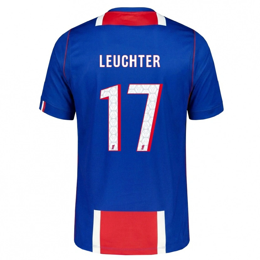 Danxen Kinderen Romée Leuchter #17 Rood Wit Blauw Thuisshirt Thuistenue 2026/27 T-Shirt België
