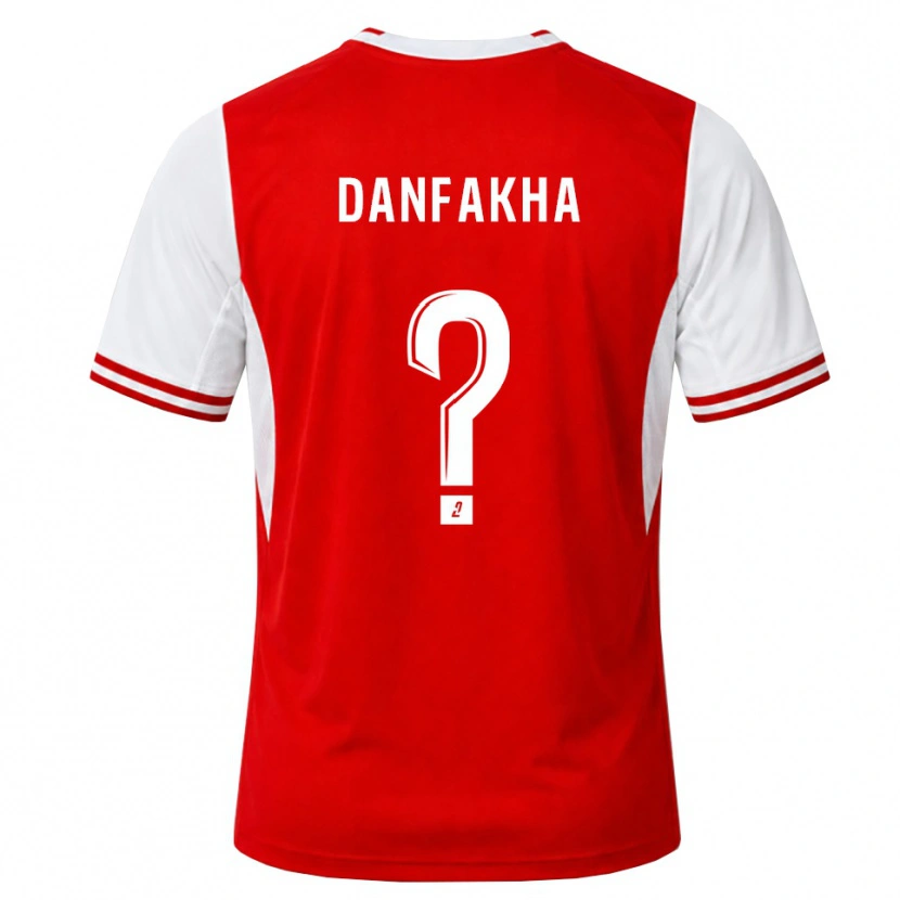 Danxen Kinderen Dialla Danfakha #0 Rood Wit Thuisshirt Thuistenue 2026/27 T-Shirt België