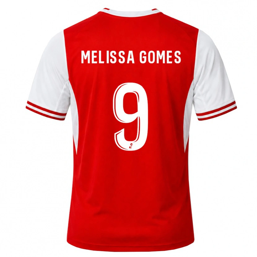 Danxen Kinderen Melissa Ferreira Gomes #9 Rood Wit Thuisshirt Thuistenue 2026/27 T-Shirt België