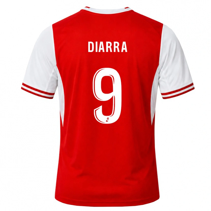 Danxen Kinderen Thiemoko Diarra #9 Rood Wit Thuisshirt Thuistenue 2026/27 T-Shirt België