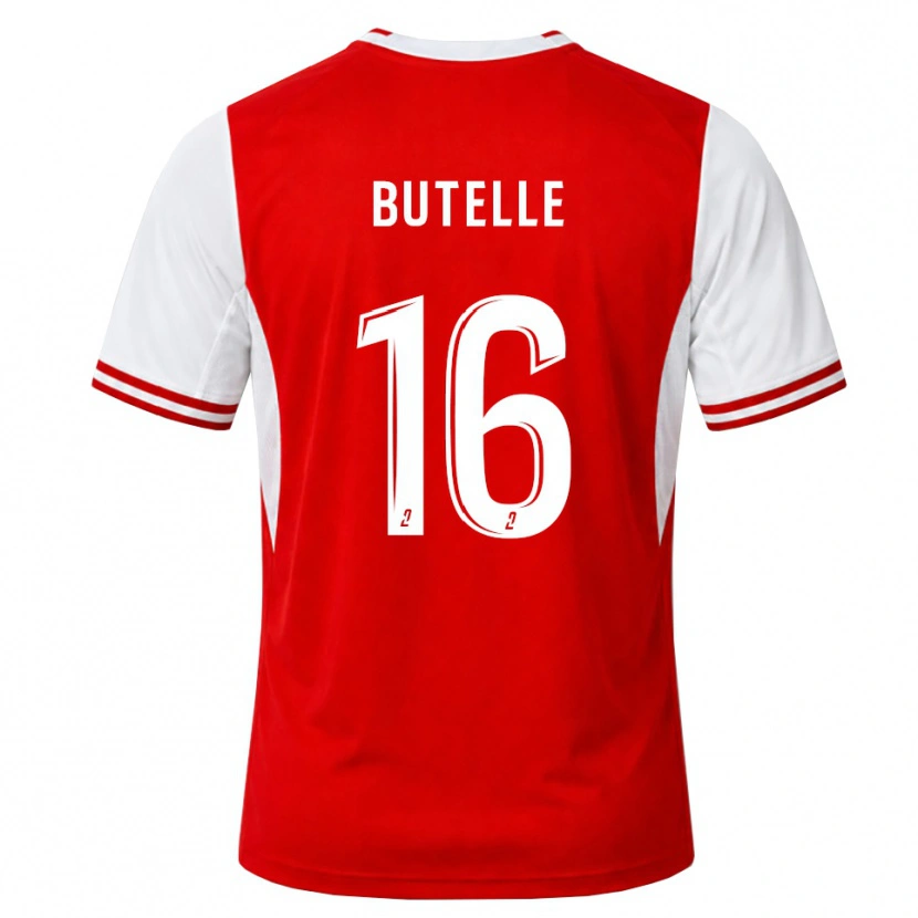Danxen Kinderen Ludovic Butelle #16 Rood Wit Thuisshirt Thuistenue 2026/27 T-Shirt België
