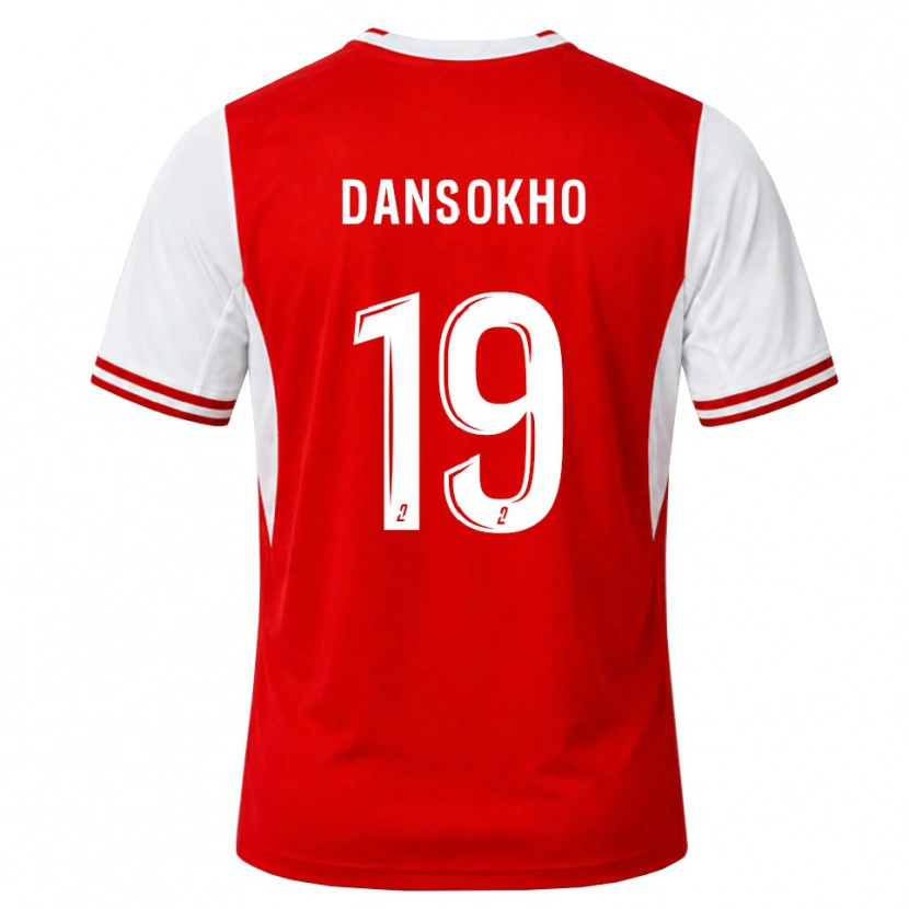 Danxen Kinderen Ansoumana Dansokho #19 Rood Wit Thuisshirt Thuistenue 2026/27 T-Shirt België