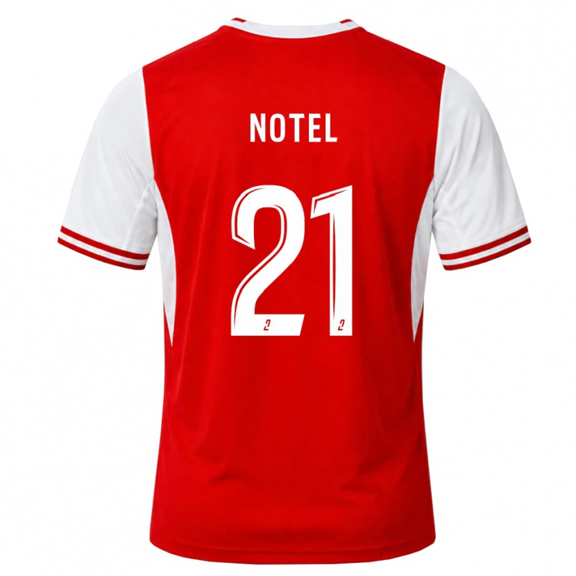 Danxen Kinderen Lea Notel #21 Rood Wit Thuisshirt Thuistenue 2026/27 T-Shirt België
