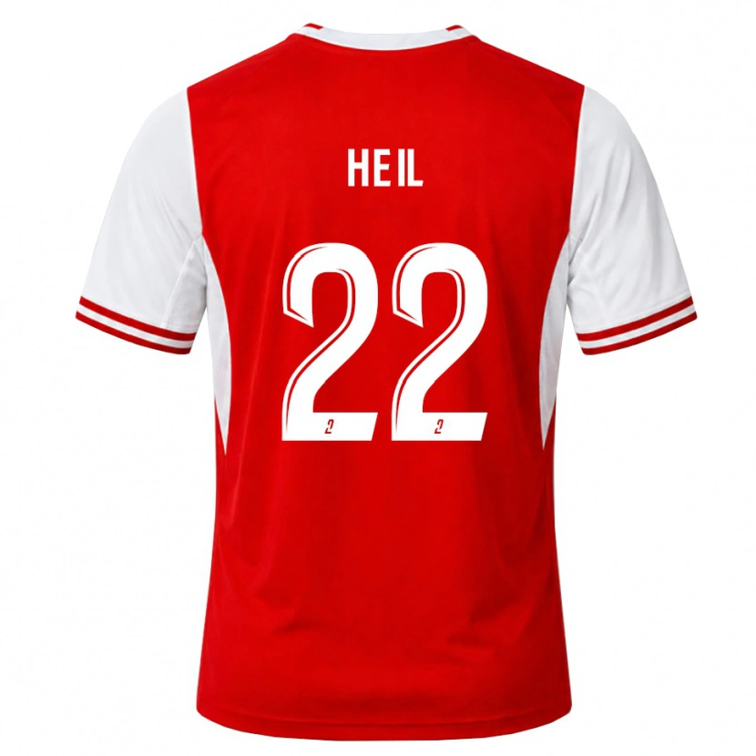 Danxen Kinderen Manon Heil #22 Rood Wit Thuisshirt Thuistenue 2026/27 T-Shirt België