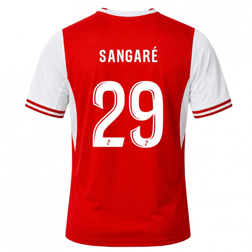 Danxen Kinderen Hawa Sangaré #29 Rood Wit Thuisshirt Thuistenue 2026/27 T-Shirt België
