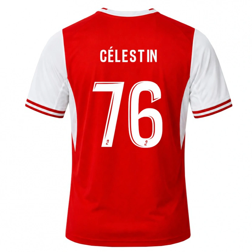 Danxen Kinderen Jean-Philippe Célestin #76 Rood Wit Thuisshirt Thuistenue 2026/27 T-Shirt België