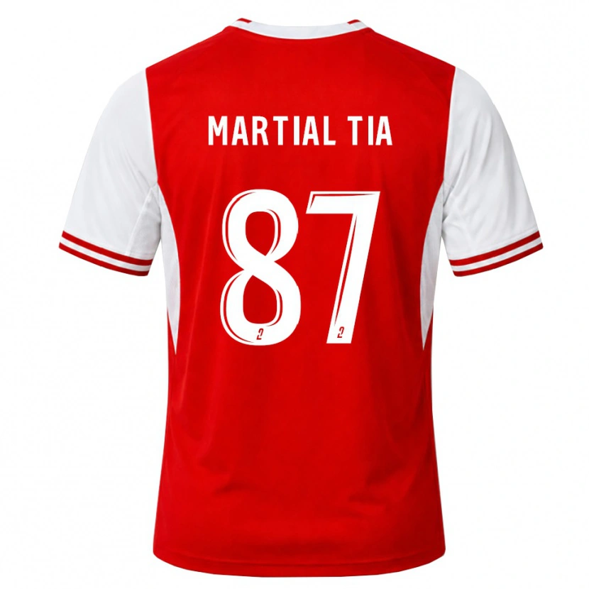 Danxen Kinderen Martial Tia #87 Rood Wit Thuisshirt Thuistenue 2026/27 T-Shirt België