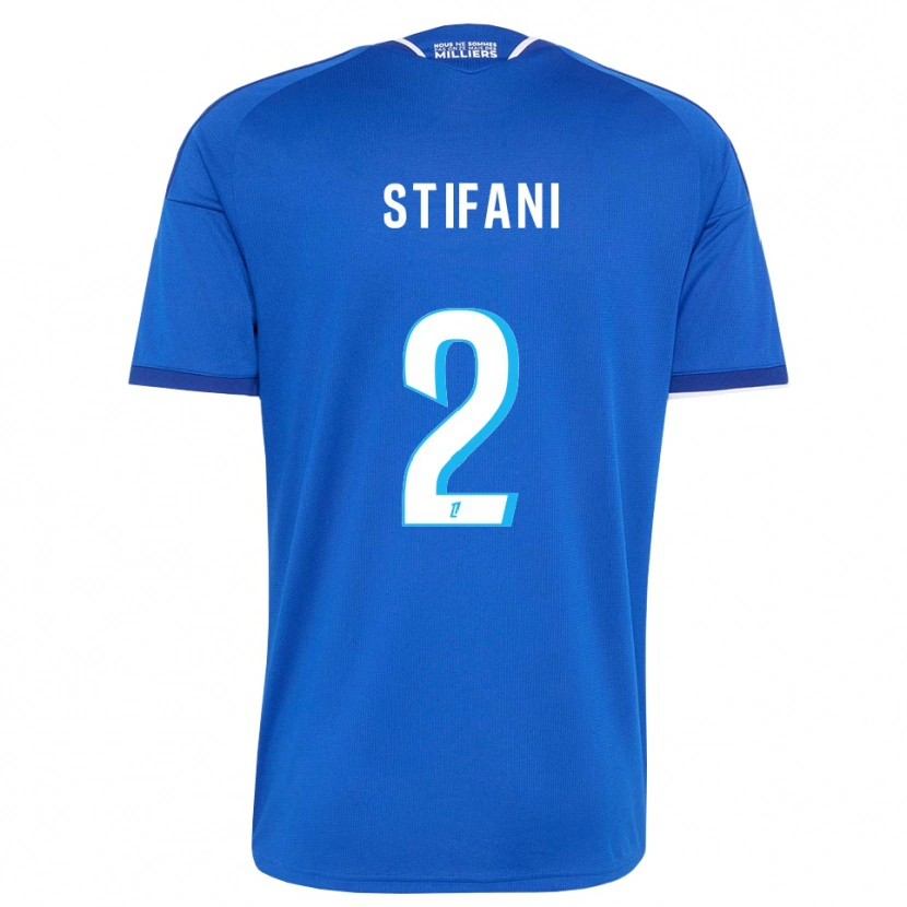 Danxen Kinderen Nolaan Stifani #2 Koninklijk Blauw Wit Thuisshirt Thuistenue 2026/27 T-Shirt België