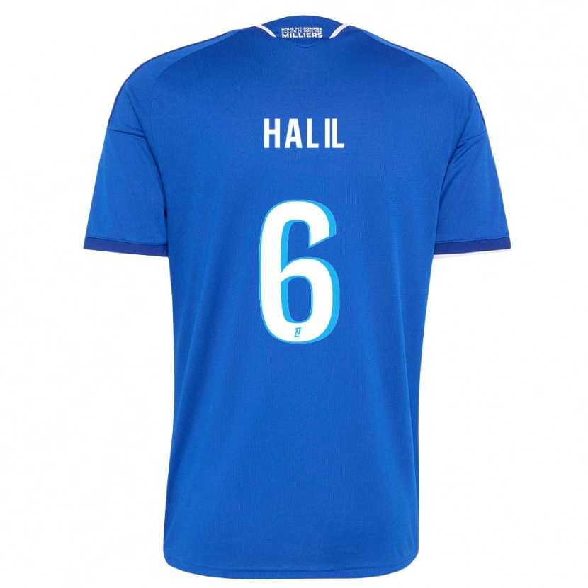 Danxen Kinderen Fouad Halil #6 Koninklijk Blauw Wit Thuisshirt Thuistenue 2026/27 T-Shirt België