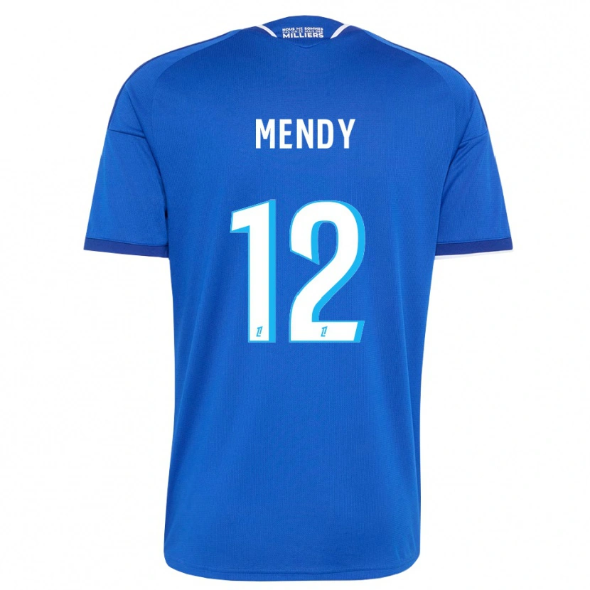 Danxen Kinderen François Mendy #12 Koninklijk Blauw Wit Thuisshirt Thuistenue 2026/27 T-Shirt België
