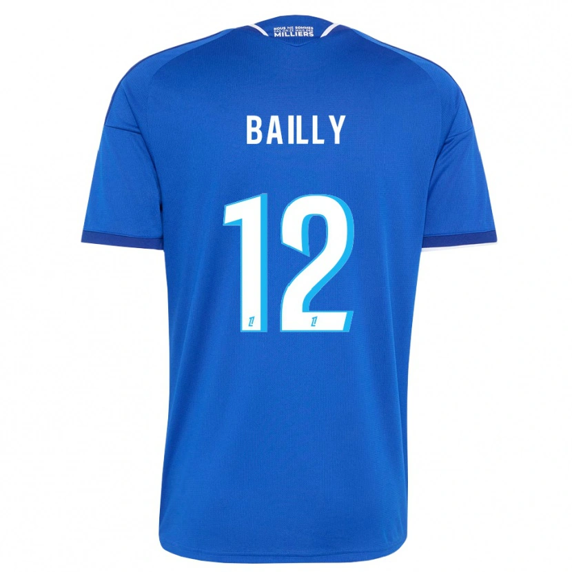Danxen Kinderen Melvine Bailly #12 Koninklijk Blauw Wit Thuisshirt Thuistenue 2026/27 T-Shirt België