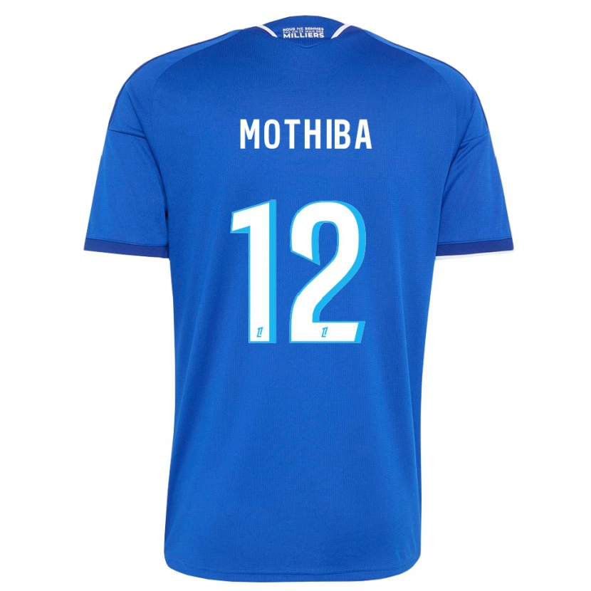 Danxen Kinderen Lebo Mothiba #12 Koninklijk Blauw Wit Thuisshirt Thuistenue 2026/27 T-Shirt België