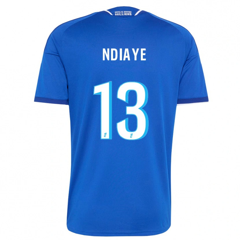 Danxen Kinderen Serigne Ndiaye #13 Koninklijk Blauw Wit Thuisshirt Thuistenue 2026/27 T-Shirt België