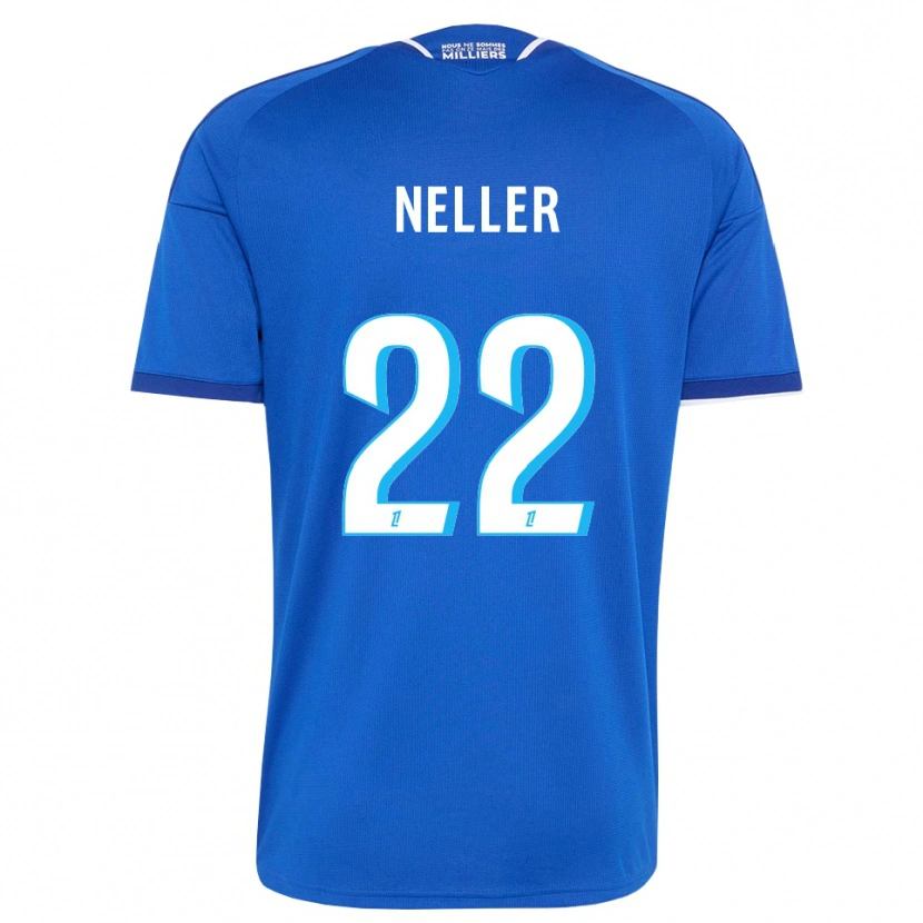 Danxen Kinderen Chloé Neller #22 Koninklijk Blauw Wit Thuisshirt Thuistenue 2026/27 T-Shirt België