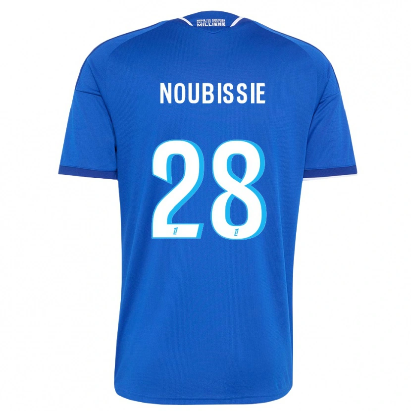 Danxen Kinderen Tyrese Noubissie #28 Koninklijk Blauw Wit Thuisshirt Thuistenue 2026/27 T-Shirt België