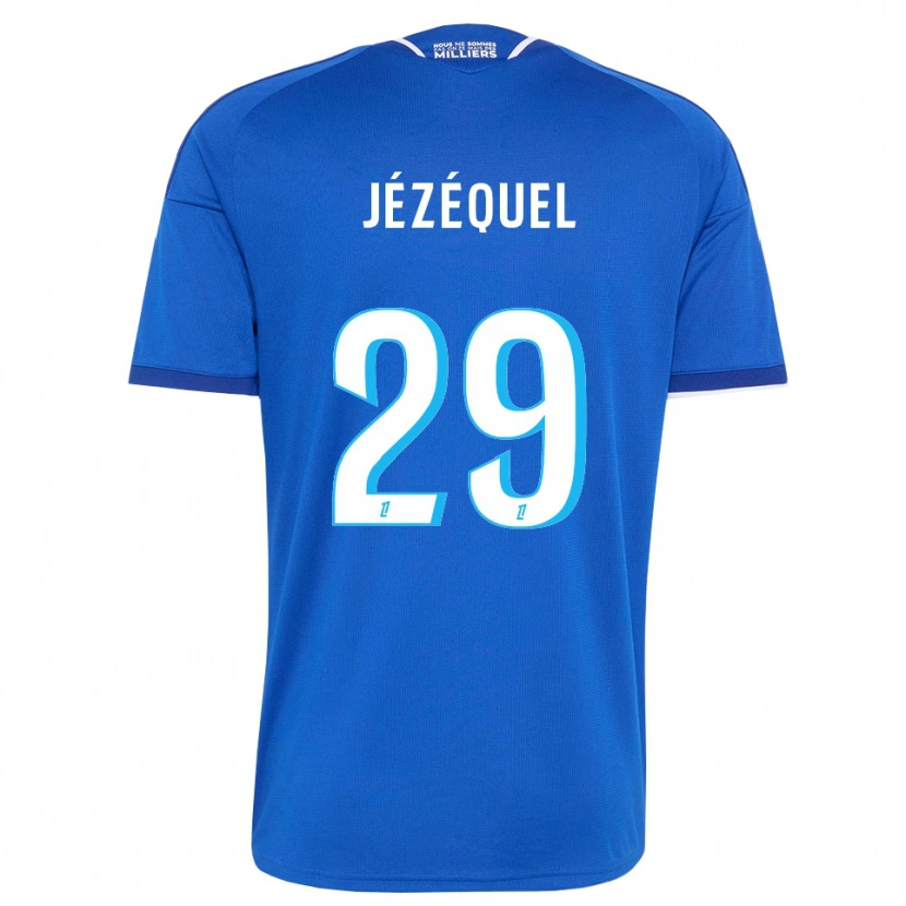 Danxen Kinderen Emmy Jézéquel #29 Koninklijk Blauw Wit Thuisshirt Thuistenue 2026/27 T-Shirt België