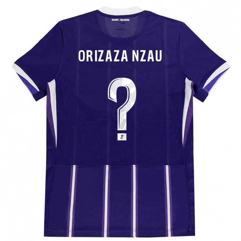 Danxen Kinderen Jethro Orizaza Nzau #0 Paars Wit Thuisshirt Thuistenue 2026/27 T-Shirt België