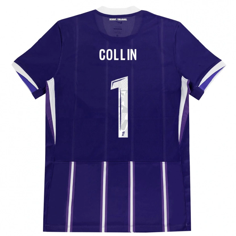 Danxen Kinderen Théo Collin #1 Paars Wit Thuisshirt Thuistenue 2026/27 T-Shirt België