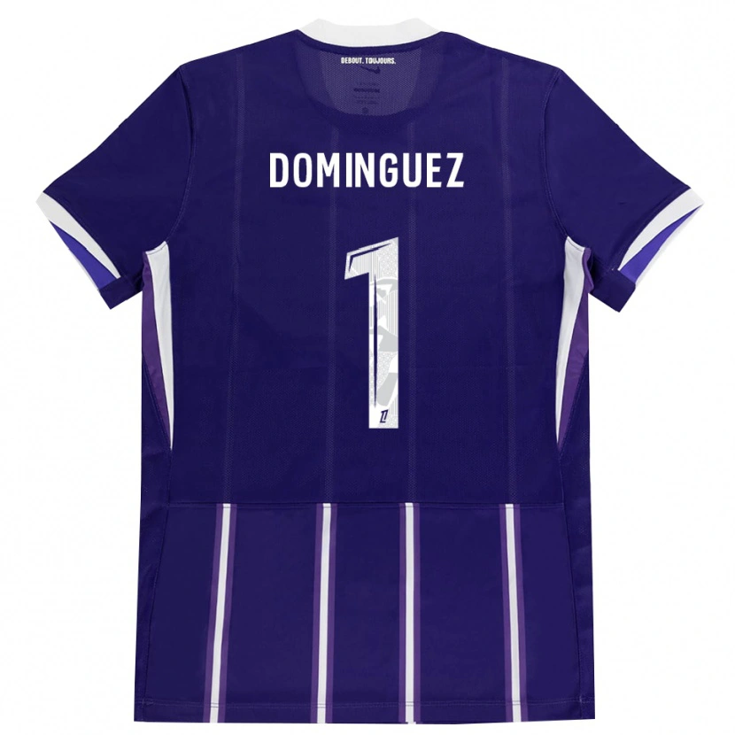 Danxen Kinderen Álex Domínguez #1 Paars Wit Thuisshirt Thuistenue 2026/27 T-Shirt België