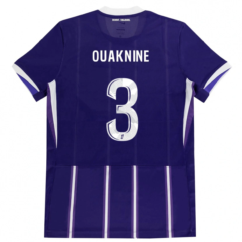 Danxen Kinderen Jules Ouaknine #3 Paars Wit Thuisshirt Thuistenue 2026/27 T-Shirt België