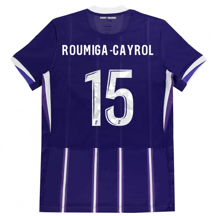 Danxen Kinderen Sonia Roumiga-Cayrol #15 Paars Wit Thuisshirt Thuistenue 2026/27 T-Shirt België