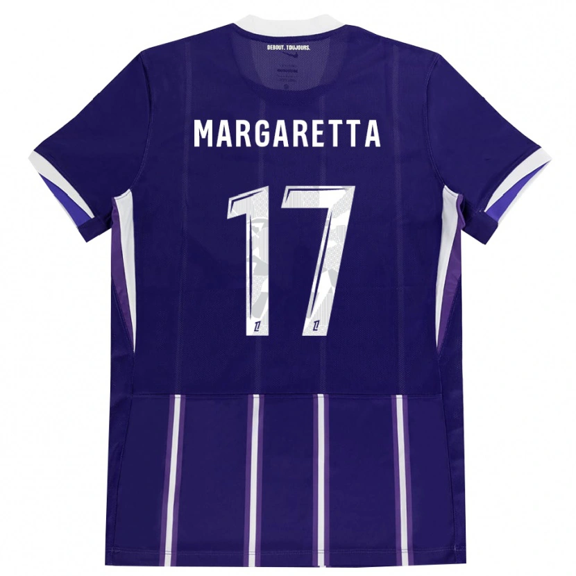 Danxen Kinderen Jessica Margaretta #17 Paars Wit Thuisshirt Thuistenue 2026/27 T-Shirt België