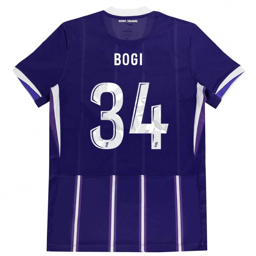 Danxen Kinderen Fiona Bogi #34 Paars Wit Thuisshirt Thuistenue 2026/27 T-Shirt België