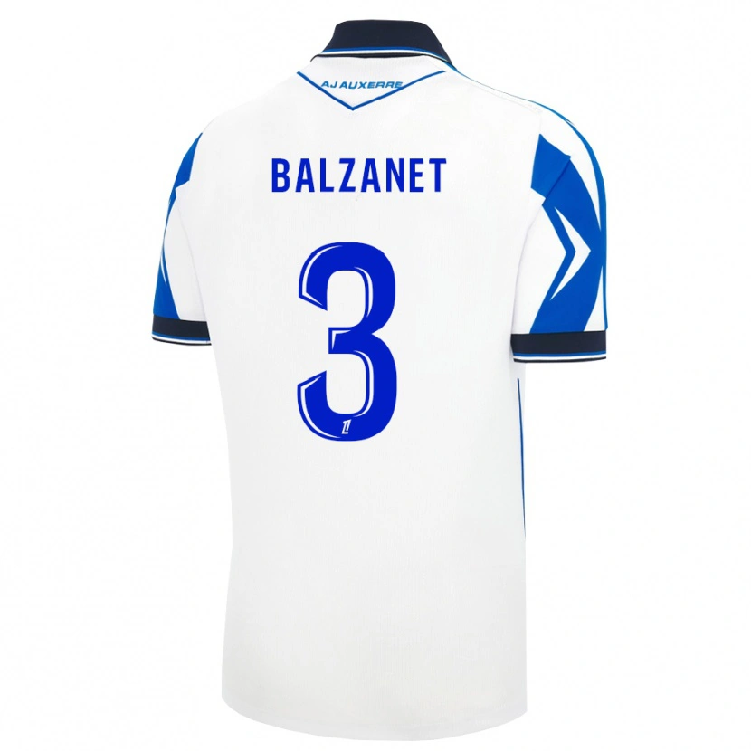 Danxen Kinderen Guillaume Balzanet #3 Zwart Wit Blauw Thuisshirt Thuistenue 2026/27 T-Shirt België