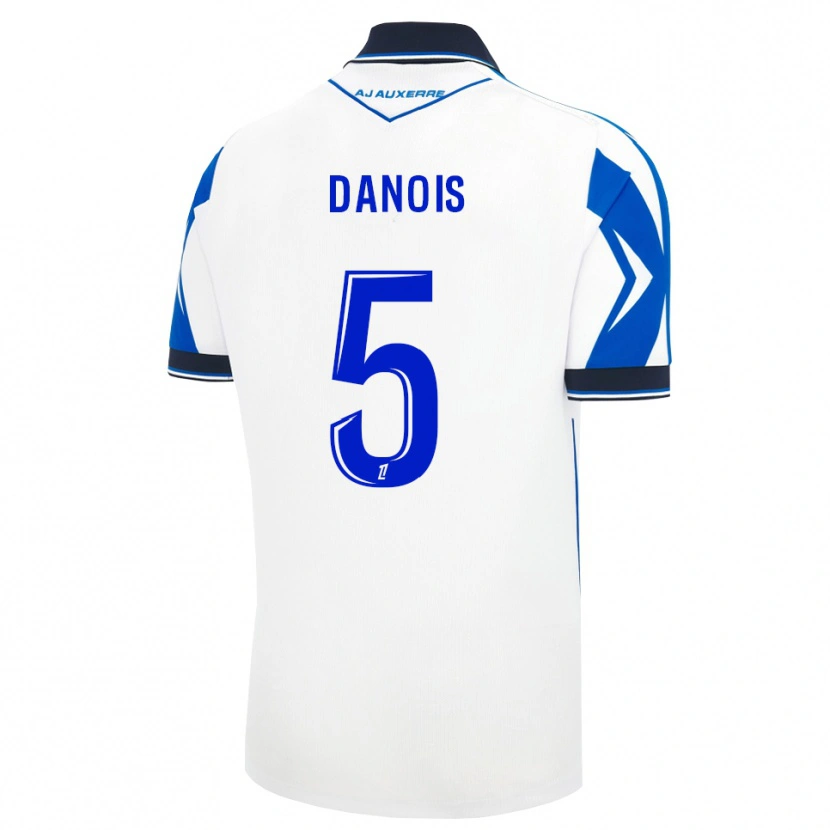 Danxen Kinderen Kévin Danois #5 Zwart Wit Blauw Thuisshirt Thuistenue 2026/27 T-Shirt België