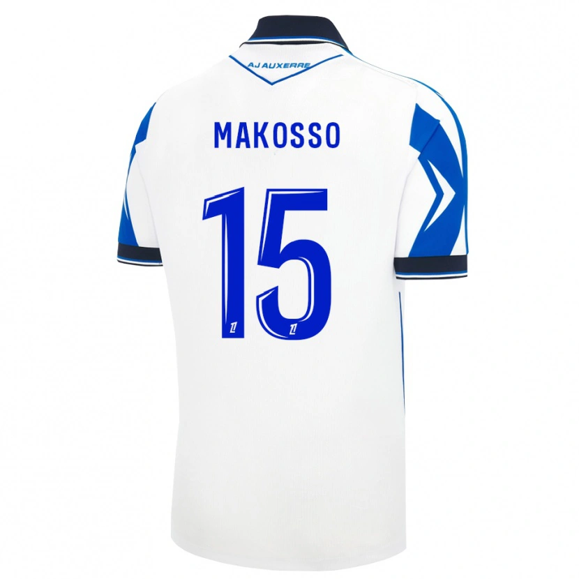 Danxen Kinderen Christ Makosso #15 Zwart Wit Blauw Thuisshirt Thuistenue 2026/27 T-Shirt België