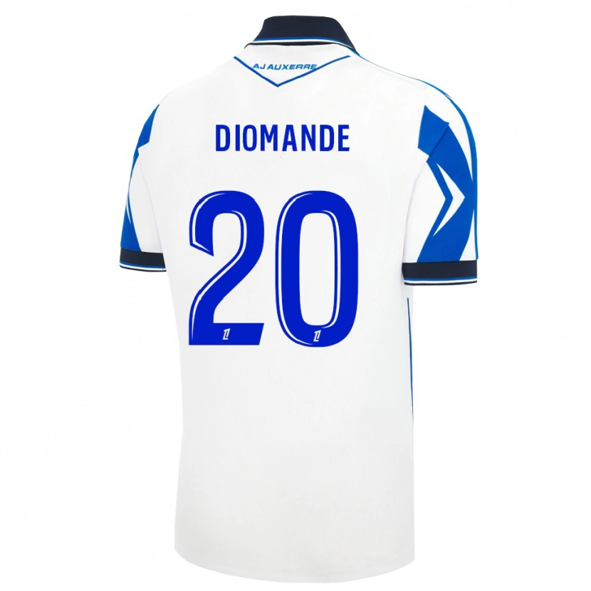 Danxen Kinderen Sinaly Diomandé #20 Zwart Wit Blauw Thuisshirt Thuistenue 2026/27 T-Shirt België