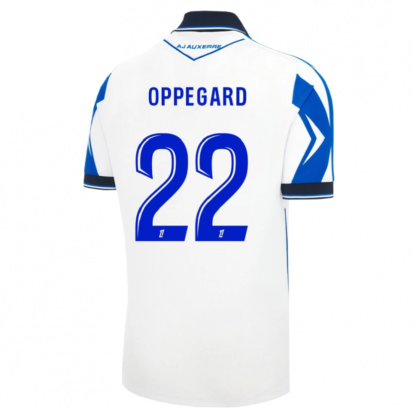 Danxen Kinderen Fredrik Oppegård #22 Zwart Wit Blauw Thuisshirt Thuistenue 2026/27 T-Shirt België