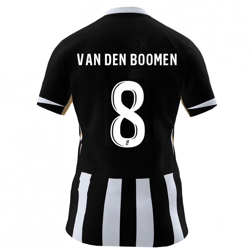 Danxen Kinderen Branco Van Den Boomen #8 Zwart Blauw Thuisshirt Thuistenue 2026/27 T-Shirt België