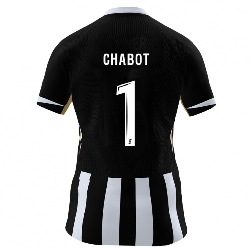Danxen Kinderen Max-Edgar Chabot #1 Zwart Blauw Thuisshirt Thuistenue 2026/27 T-Shirt België