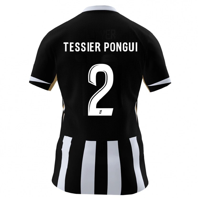 Danxen Kinderen Leyti Tessier Pongui #2 Zwart Blauw Thuisshirt Thuistenue 2026/27 T-Shirt België