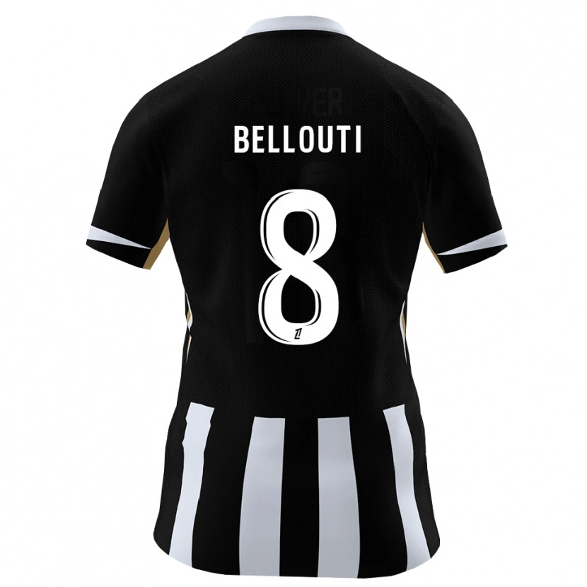 Danxen Kinderen Enzo Bellouti #8 Zwart Blauw Thuisshirt Thuistenue 2026/27 T-Shirt België