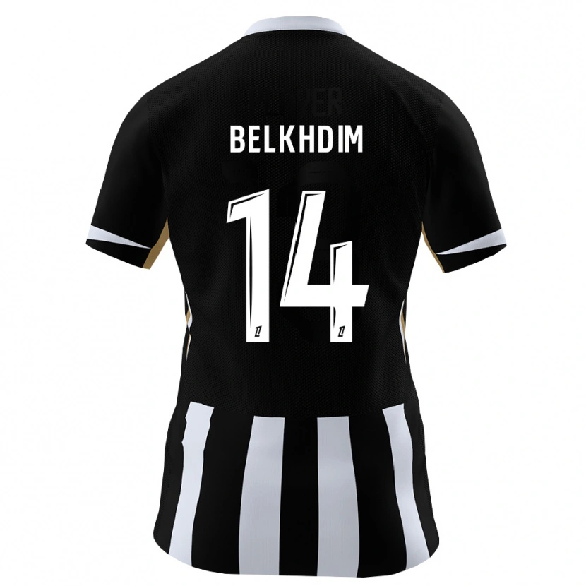 Danxen Kinderen Yassin Belkhdim #14 Zwart Blauw Thuisshirt Thuistenue 2026/27 T-Shirt België