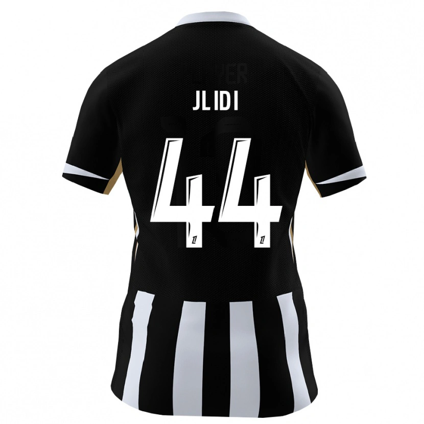 Danxen Kinderen Yahia Jlidi #44 Zwart Blauw Thuisshirt Thuistenue 2026/27 T-Shirt België