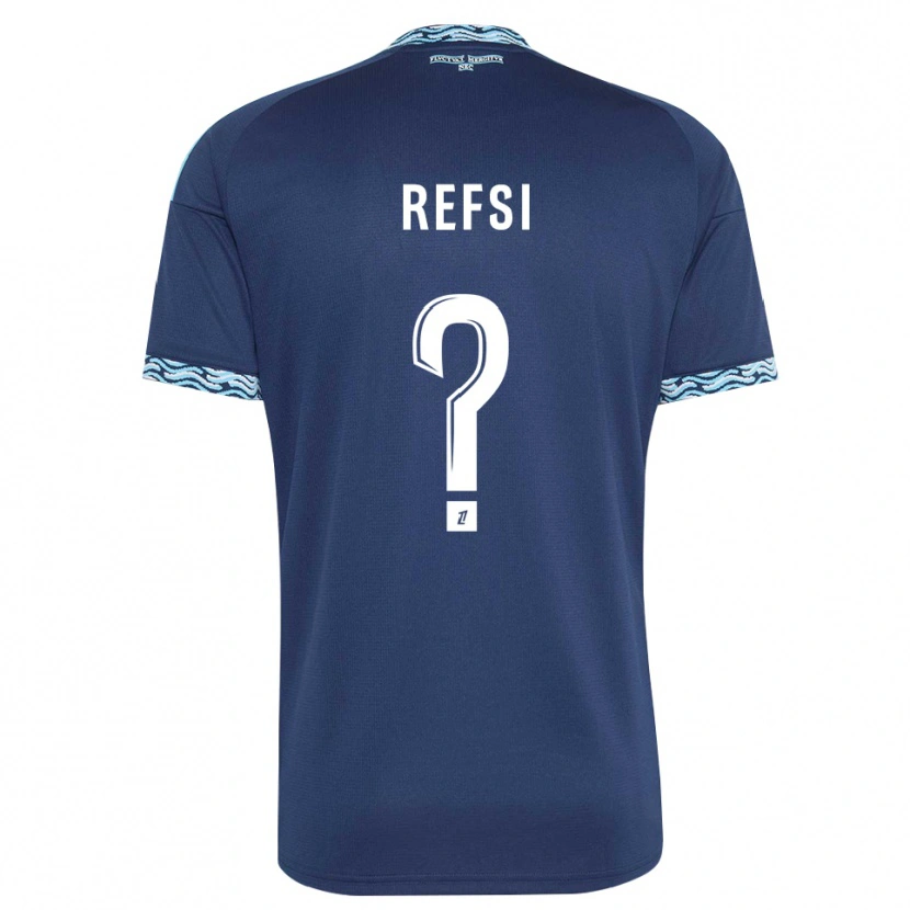 Danxen Kinderen Illian Refsi #0 Staalblauw Wit Thuisshirt Thuistenue 2026/27 T-Shirt België