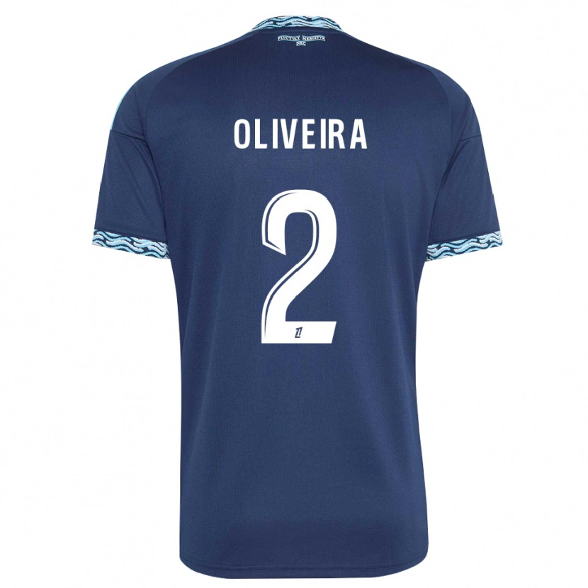 Danxen Kinderen Jean-Louis Oliveira #2 Staalblauw Wit Thuisshirt Thuistenue 2026/27 T-Shirt België