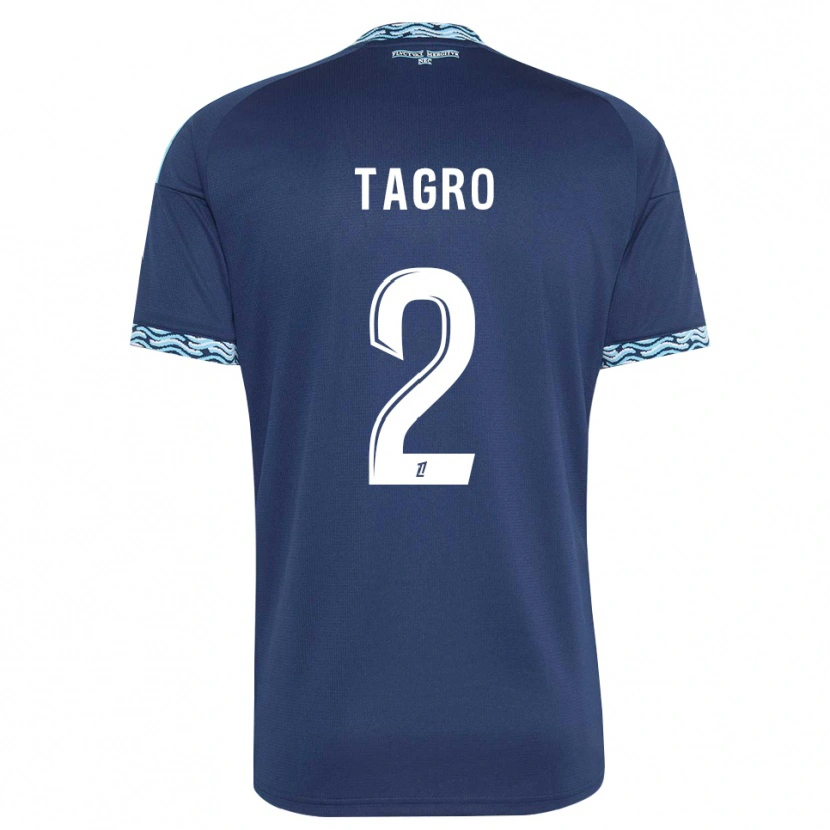 Danxen Kinderen Lucas Tagro #2 Staalblauw Wit Thuisshirt Thuistenue 2026/27 T-Shirt België