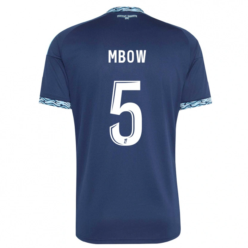 Danxen Kinderen Moustapha Mbow #5 Staalblauw Wit Thuisshirt Thuistenue 2026/27 T-Shirt België