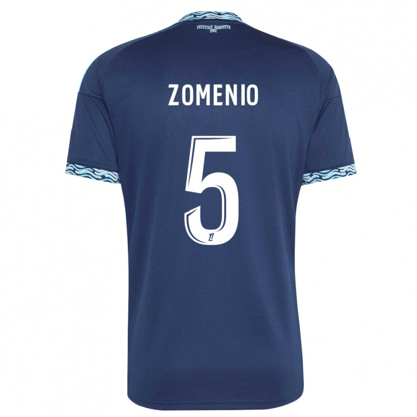 Danxen Kinderen Paco Zomenio #5 Staalblauw Wit Thuisshirt Thuistenue 2026/27 T-Shirt België