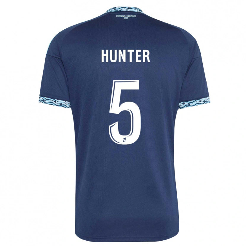 Danxen Kinderen Sarah Hunter #5 Staalblauw Wit Thuisshirt Thuistenue 2026/27 T-Shirt België