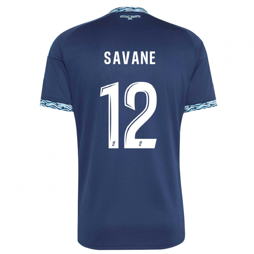 Danxen Kinderen Mohamed Savane #12 Staalblauw Wit Thuisshirt Thuistenue 2026/27 T-Shirt België
